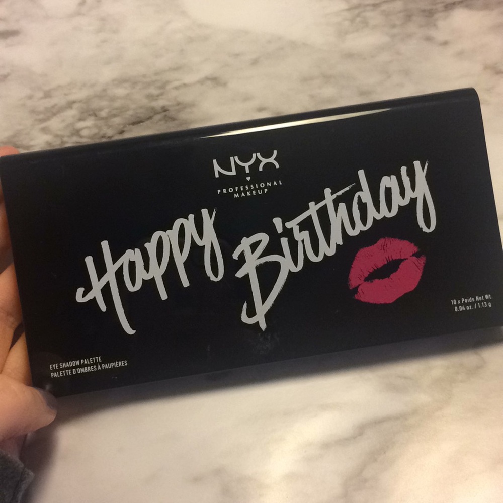 NYX happy birthday palette